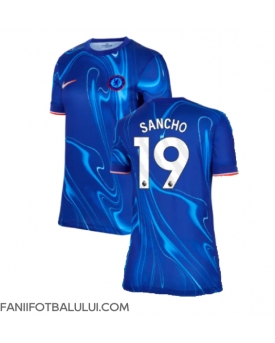 Chelsea Jadon Sancho #19 Tricou Fotbal Replică 2024-25 Femei Acasa